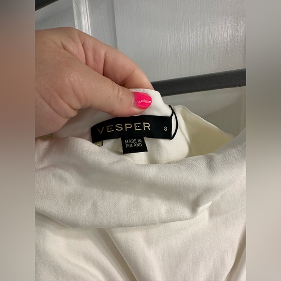 ASOS White Off Shoulder Midi - Picture 4 of 4